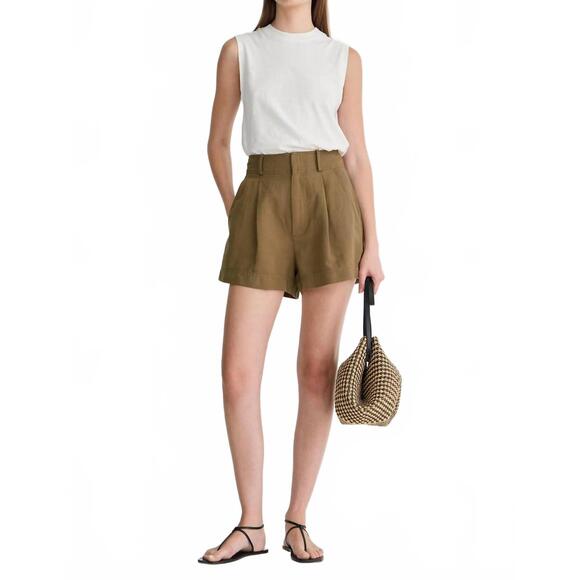 APIECE APART Pants - NEW APIECE APART bari shorts in tobacco